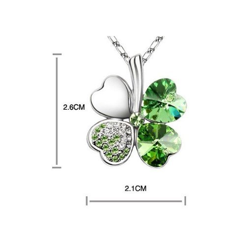 Outletissimo collana ciondolo donna quadrifoglio