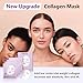 YUOLITA Deep Collagen Jelly Gel Face Mask,Bio-Collagen Facial Mask for Glass Glow Skin,Hydrating Hydrogel sheet Overnight Mask, low molecular weight collagen for lifting, firming, and moisturizing
