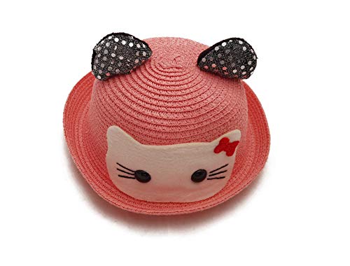 Image of VRITRAZ Baby Boy's and Girl's Kids Children Cute Printed Cartoon Gift Summer Fancy Dress Straw Fasion Hat Cap 1