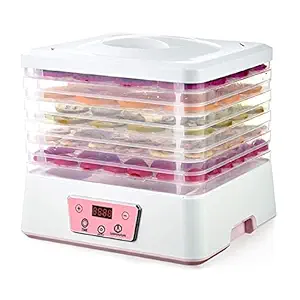 SV Electric Food Saver Fruit Dehydrator, Preserver Jerky Maker, Food Dryer machine with 5 tiers (Multi co