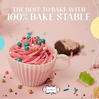 Confect Frozen Sprinkles | Sprinkles for Cakes & Cupcakes Decoration | Pack of 5 Pool Party Sprinkles | Purple, Dark Cyan, Pastel, Purple & Baby Blue Jimmies - 100 Grams