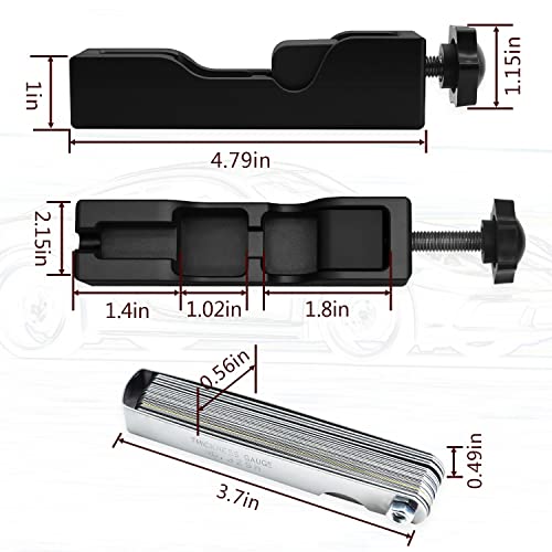 Kingson Universal Spark Plug Gap Tool With Feeler Gauge Compatible With Most 10Mm 12Mm 14Mm 16Mm Spark Plugs #TOP4