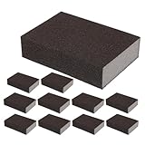 Beaupretty 12pcs Polishing Sponge Set with 120# Grit Low-Density Grinding Blocks Elastic Sanding Pads for Wood Furniture and Industrial Finishing