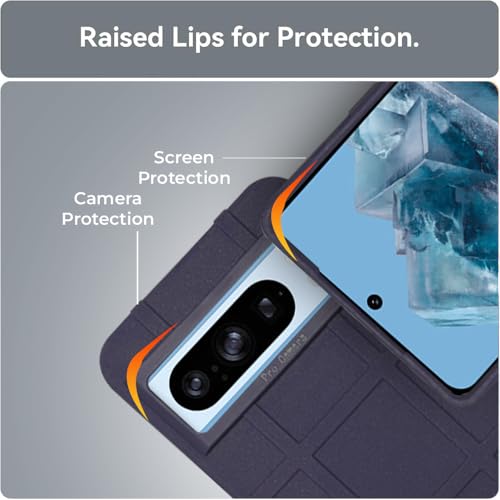 Image of amazon basics Shockproof Back Case Cover for Google Pixel 8 Pro 5G | 360 Degree Protection | Slim Protective Case | Anti-Scratch Tough TPU Case for Google Pixel 8 Pro 5G (Blue)