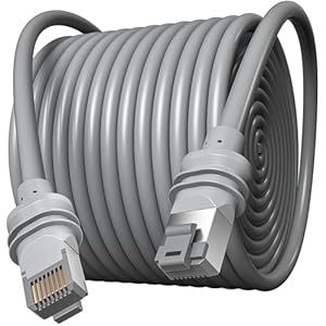 Siwket Starlink Gen 3-kabel 50 m, waterdichte Starlink-kabelverlenging voor Starlink Standard Actuated Gen 3 / Satellite V3, vervangende Starlink Ethernet-kabel Gen 3