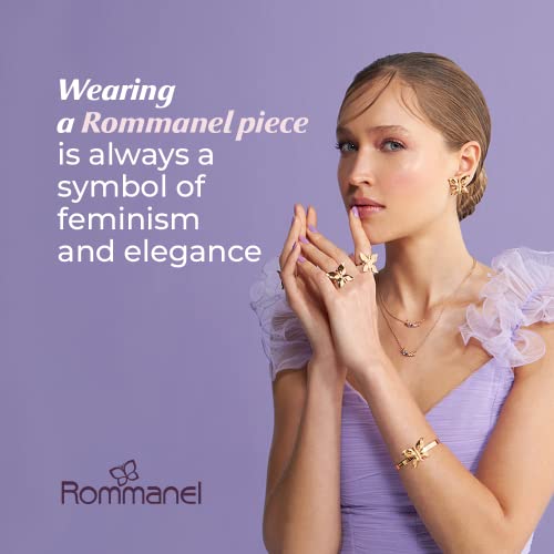 Rommanel 18K Gold Plated Heart Huggie Earrings | Super Lightweight, Cute Earrings with a Dainty Heart Pendant | Timeless Accessories to Look Feminine and Elegant4