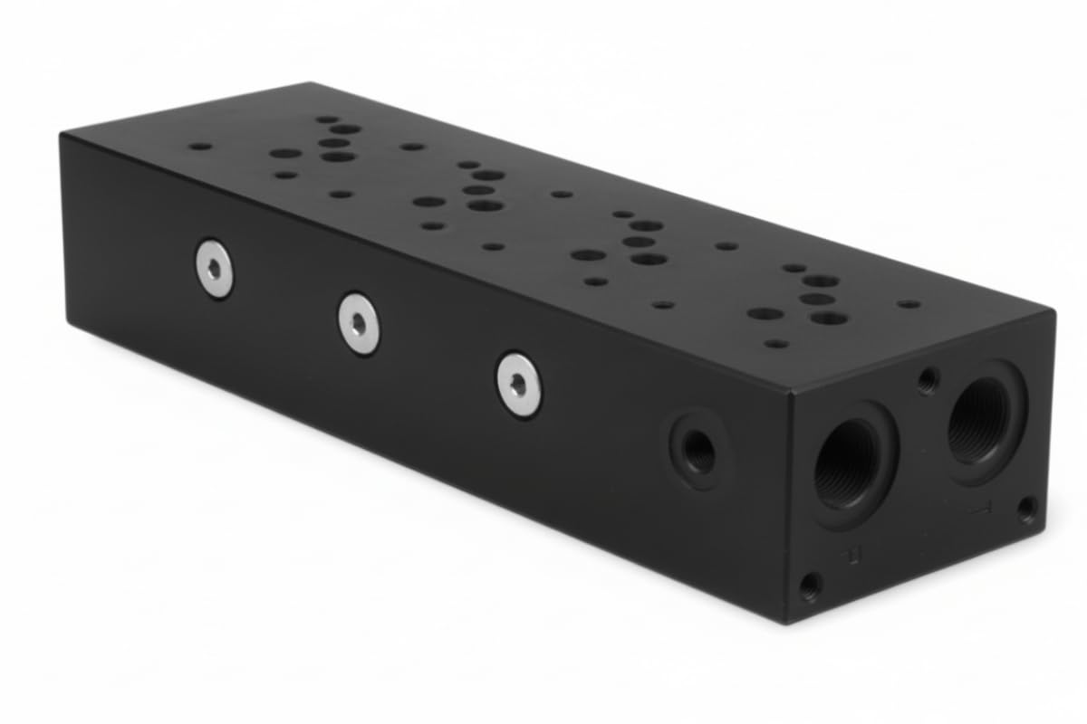 Hydraulik Ventilblock ES 10-05-34-04-2-0 (A,B unten P,T vorne) | Hydraulik-Anschlussblock