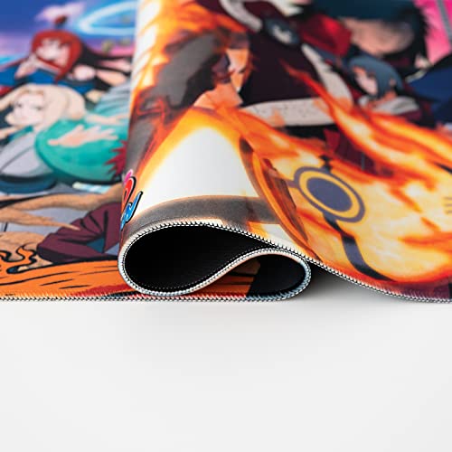 Alfombrilla de ratón XXL Naruto - Alfombrilla de Escritorio Manga (Mouse Pad) Protector Escritorio : Impermeable y Antideslizante (80X35 cm) - imagen 6