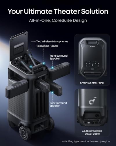 Image of Soundcore Nebula X1 Pro with Speaker Floor Stand