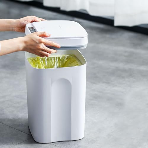 Bote de basura inteligente Homoyoyo 14L con sensor recargable miniatura 4