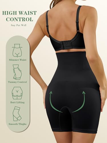 ATOG Tummy Control Shapewear Shorts High Waisted Body Shaper Seamless Shorts Butt Lifting Thigh Slimmer3