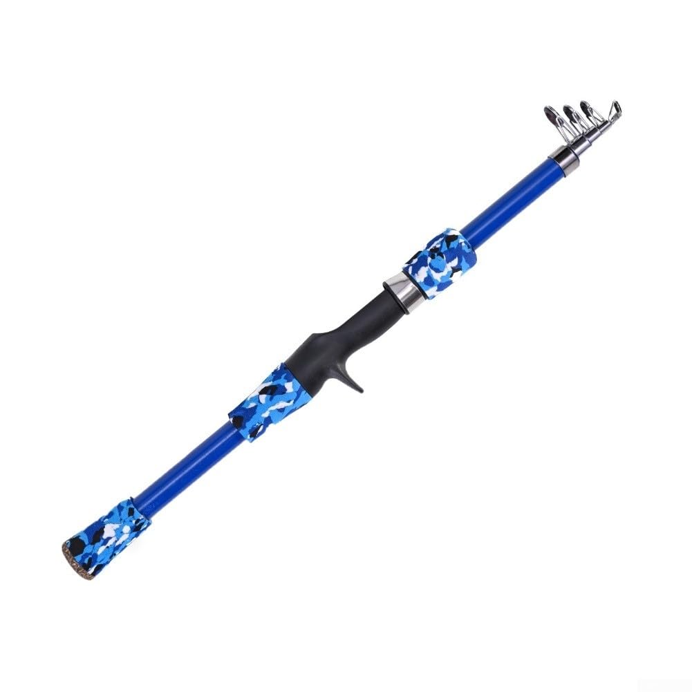 YJDOORPLAY Kids Telescopic Fishing Rod and Reel Set with Line, Baits and Hooks for Children Beginners, Lightweight Fiberglass Travel Pole(#5)