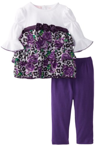 Kids Headquarters Baby Girls' Print Tunic with Leggings