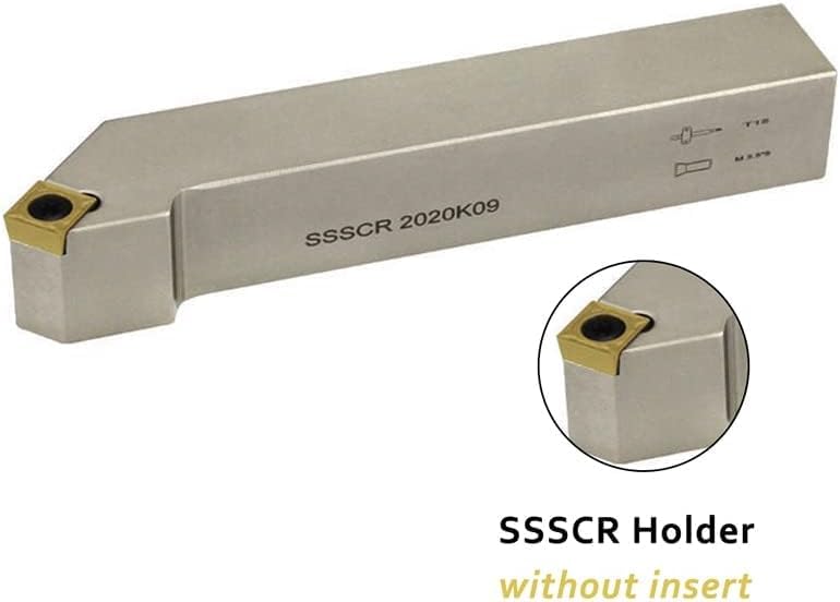 Barre d'alésage SSSCL1616H09-L anti vibration pour inserts SCMT