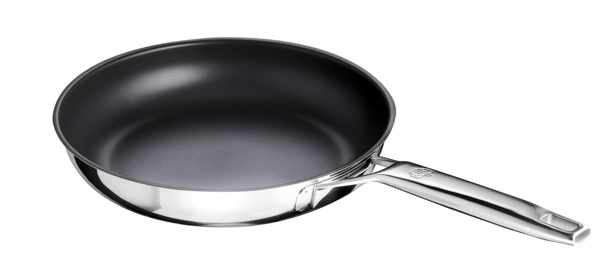 Schulte-Ufer Astral 64456-28 Frying Pan with UniverSUS Surface Structure Stainless Steel 28 cm