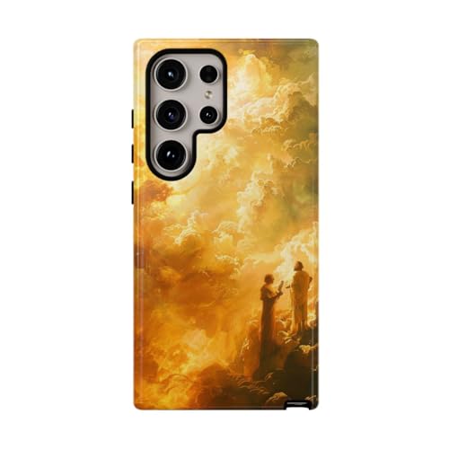 Coque Samsung S24 Ultra Figures divines nuages dorés pour éviter les rayures
