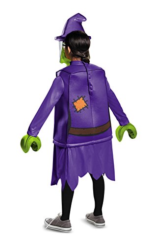 Disfraz de Bruja Lego Clásico, Morado, Talla Pequeña miniatura 3