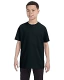Gildan Youth 53 Oz T-Shirt - Black - S - (Style # G500B - Original Label)
