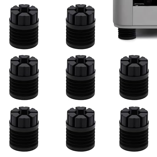 QIMATOP Pies Antivibración para Bambu Lab X1 / X1C / X1E / P1P / P1S – Paquete de 8 Pies Amortiguadores de Silicona, Reducción de Ruido & Vibración, Accesorios Estables para Impresora 3D | Ya disponible en tu tienda friki favorita! En mundofriki.es!