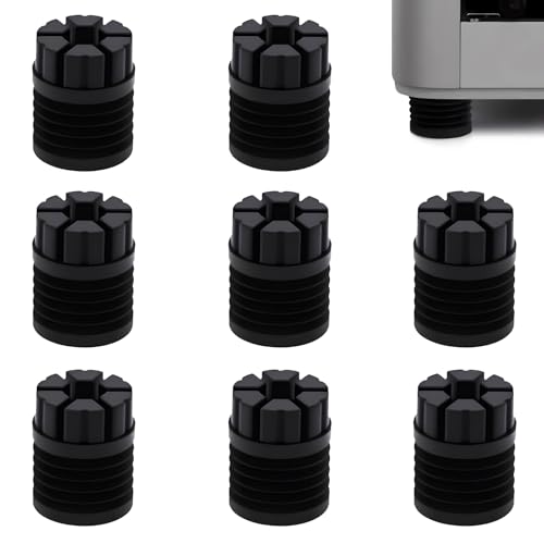 QIMATOP Anti-Vibration Feet für Bambu Lab X1 / X1C / X1E / P1P / P1S – 8 Stück Silikon-Stoßdämpferfüße, Geräusch- & Vibrationsreduzierung, Stabile 3D-Drucker Zubehör