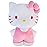 Hello Kitty Pink Plush Cuddle Pillow Buddy, Kids Bedding Super Soft & Cozy, (Officially Licensed Product) by Franco