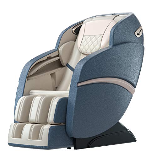 Suful-S6 Sillón de masaje Masaje Relajación Relajación real Sillón de masaje de cuerpo completo Multifunción Masaje inteligente Cómodo sillón para el hogar y la oficina (White Blue)