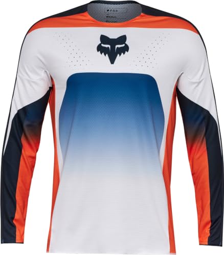 Maillot Fox 360 Divider Orange Fluo L pour pilote de motocross
