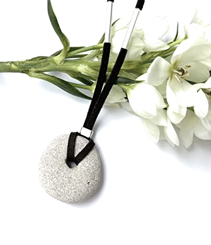 Protection Witch Stone Necklace, Women And Men Healing Spiritual Hag Stone Pendant #TOP7