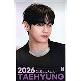 防弾少年団 V テテ グッズ 大判 壁掛け カレンダー 2026年 (令和8年) + ステッカーセット K-POP