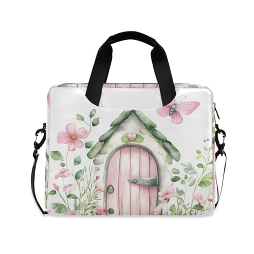 Funda para portátil ALAZA con diseño acuarela flores y mariposas