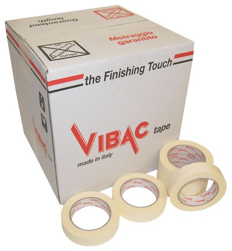 Vibac White 36 Rolls 25Mm X 50M Masking Tape Adhesive Tape