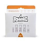 Rhino Skin Starter Kit Bundle - Climbing Skincare 5-Piece Set with Hand Cream, Lotion, Conditioner, Antiperspirant, and Balm | For Dry and Cracked Hands | Travel Size Hand Creams with Handmade Pouch
