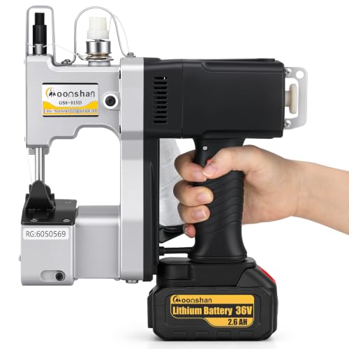 Moonshan Cordless Bag Closing Machine 2s/bag Bag Sewing Machine...