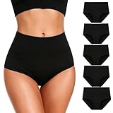 YCQQPRO Damen Unterhosen Baumwolle Hohe Taille Frauen Unterwäsche Hoher Taillenslip Atmungsaktiv...