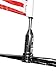 PRO PAD FOLDING PARADE FLAG MOUNT W/USA FLAG 5/8 BARS