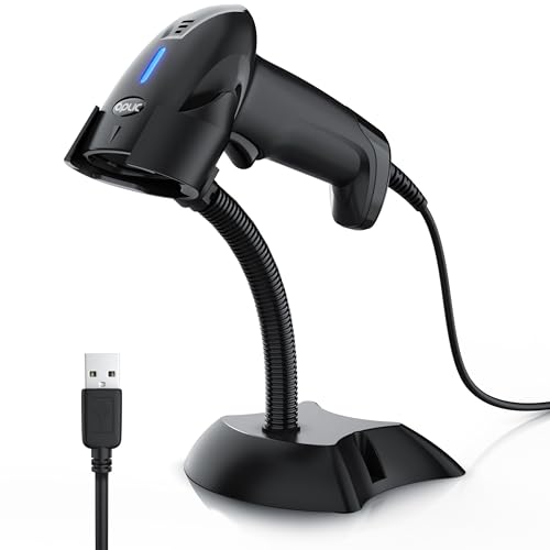 CSL - Barcode Scanner 2D 1D – kabelgebunden – manuelles kontinuierliches und automatisches Scannen –