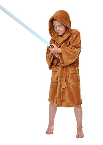 (7 to 9 Years) Jedi Children's Dressing Gown - Star Wars Bathrobe