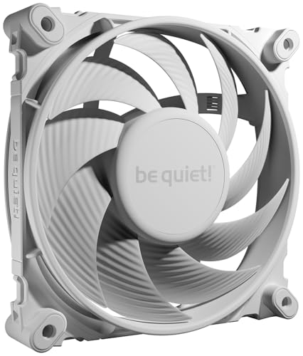 be quiet! Silent Wings 4 120mm PWM White ventilateur, pales optimisées, une performance extraordinairement élevée, une pression d'air extrêmement élevée,...