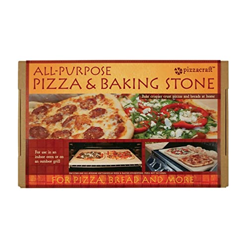 Pizzacraft Pc9899 Rectangular Thermabond Baking And Pizza Stone For Oven Or Grill, 20" X 13.5" #TOP1