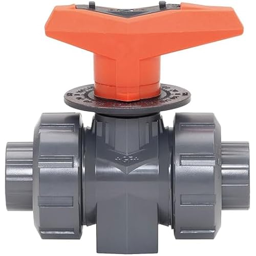 GF Signet 161-323-552 PVC Metering Ball Valve, 1/2" NPT(F)
