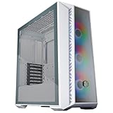 Cooler Master MasterBox 520 Mesh PC Case – Mid-Tower ATX Chassis with 3 x Pre-Installed Fans, Multiple Airflow Configurations, Mesh Front Panel & TG Side Panel, ARGB Controller Included - White