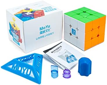 Cubelelo MoYu Super RS3M MagLev 3x3 | Highspeed Smooth Lightweight Speed Cube for Children Kids Adults Boys Girls