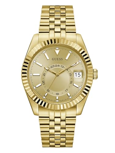 Montre Guess Jaden GW0977G2 dorée montre homme quartz de 42 mm