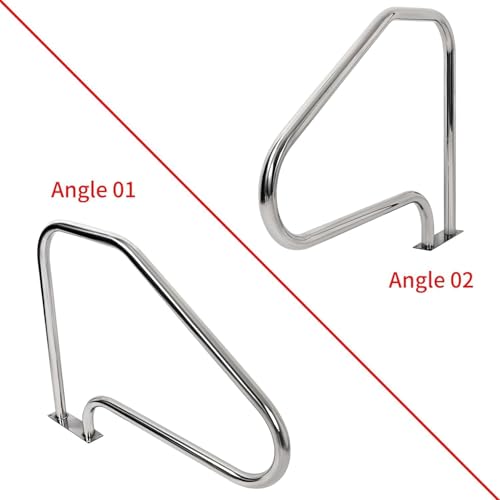 Barandal para piscina universal KUAFU acero inoxidable miniatura 7