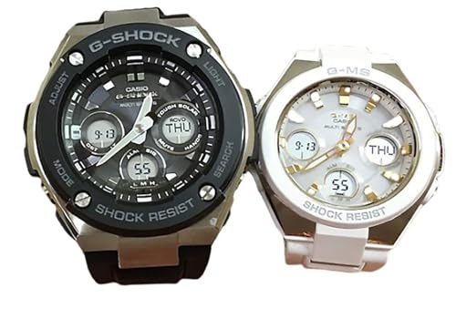 [�J�V�I]CASIO �y�A�E�H�b�` G-SHOCK G�V���b�N BABY-G �x�r�[G �A�i�f�W �d�g�\�[���[ �����y�A�P�[�X���� 2�{�Z�b�g GST-W300-1AJF MSG-W100-7A2JF �r���v[�������K�i]