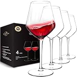 crayline Plastic Wine Glasses Set of 4(15oz) | 100% Tritan & BPA Free | Unbreakable Wine...