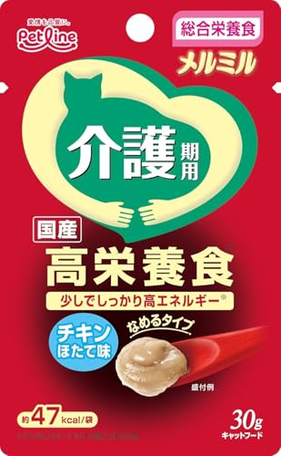 キャネット メルミル キャットフード 介護期用 チキン ほたて味【総合栄養食/国産】 30g×12個 (まとめ買い)のサムネイル