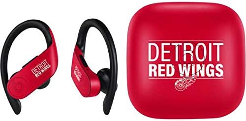 Skinit Decal Audio Skin Compatible with PowerBeats Pro - Officially Licensed NHL Detroit Red Wings Lineup Design