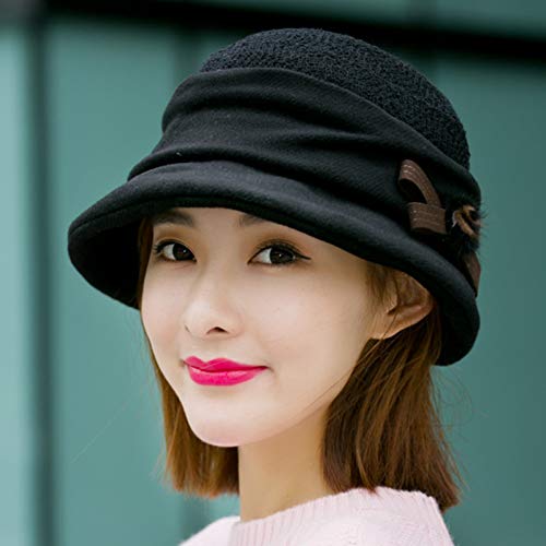 Bonnet tricoté en cachemire pour femme | Chapeau chaud d'hiver élégant