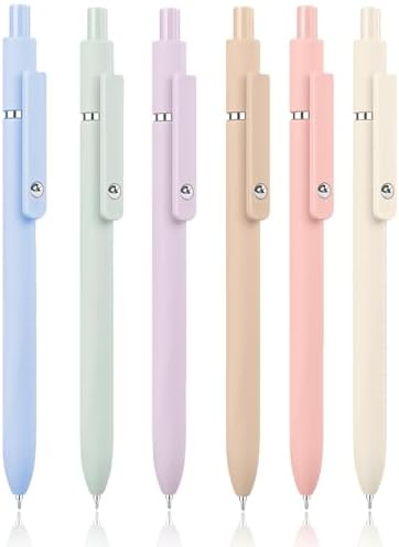 6 Kugelschreiber Mit Digitaluhr – 0,5 Mm Feinmine, Für Schule & Büro, 15 Cm